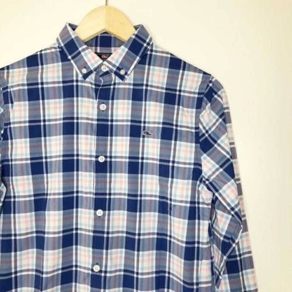 VINEYARD VINES Plaid Performance Sport Shirt - Picture 2 of 9